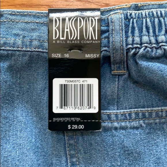 💐SALE, SOFT, COMFY, JEANS SKIRT💐 - Picture 3 of 5